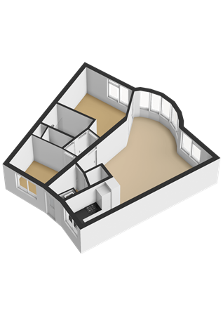Floorplan - Aartsbisschop Romerostraat 630, 3573 AW Utrecht